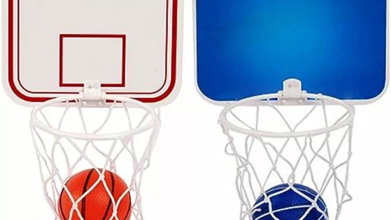 How to make a homemade basketball hoop and board?